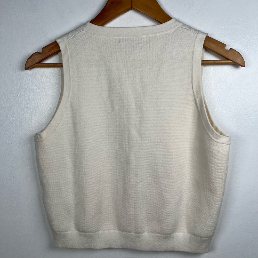 J.Crew Emilie Women’s Sweater-Vest New Sizes S,M Ivory - Picture 12 of 15